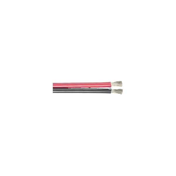 Marine Grade Bonded Cable, 6/2, 25', Red/Black
